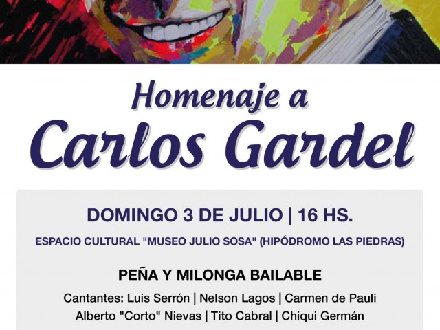 Homenaje a Carlos Gardel, Espacio Cultural Museo Julio Sosa